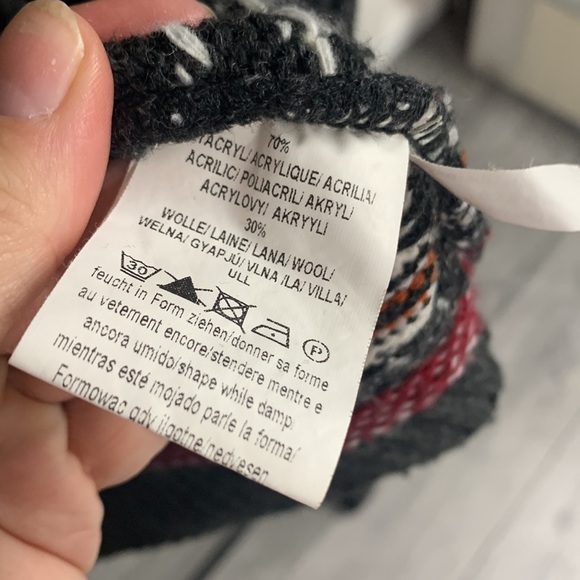 Blue Seven Christmas Sweater Quarter Zip Reindeer Size L - Picture 4 of 5